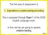 AQA GCSE English Language Exam Preparation - Paper 1, Section A (Additional Prep 2) Teaching Resources (slide 3/59)
